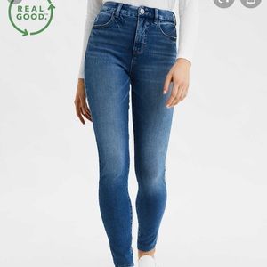 AEO curvy high waisted jeans
